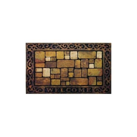 Buymats buyMATS 60-732-1449-01800030 18 x 30 x 0.4 In. Aberdeen Welcome Mat 60-732-1449-01800030